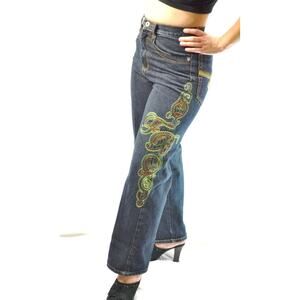 Fubu The collection BOYS Girls SIZE 18 colorful embroidered FUBU JEANS